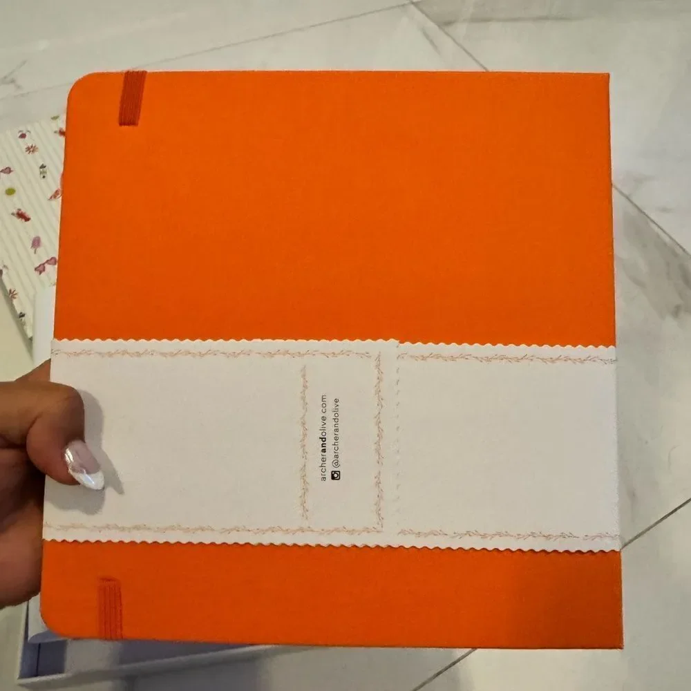 Archer and olive orange notebook #21